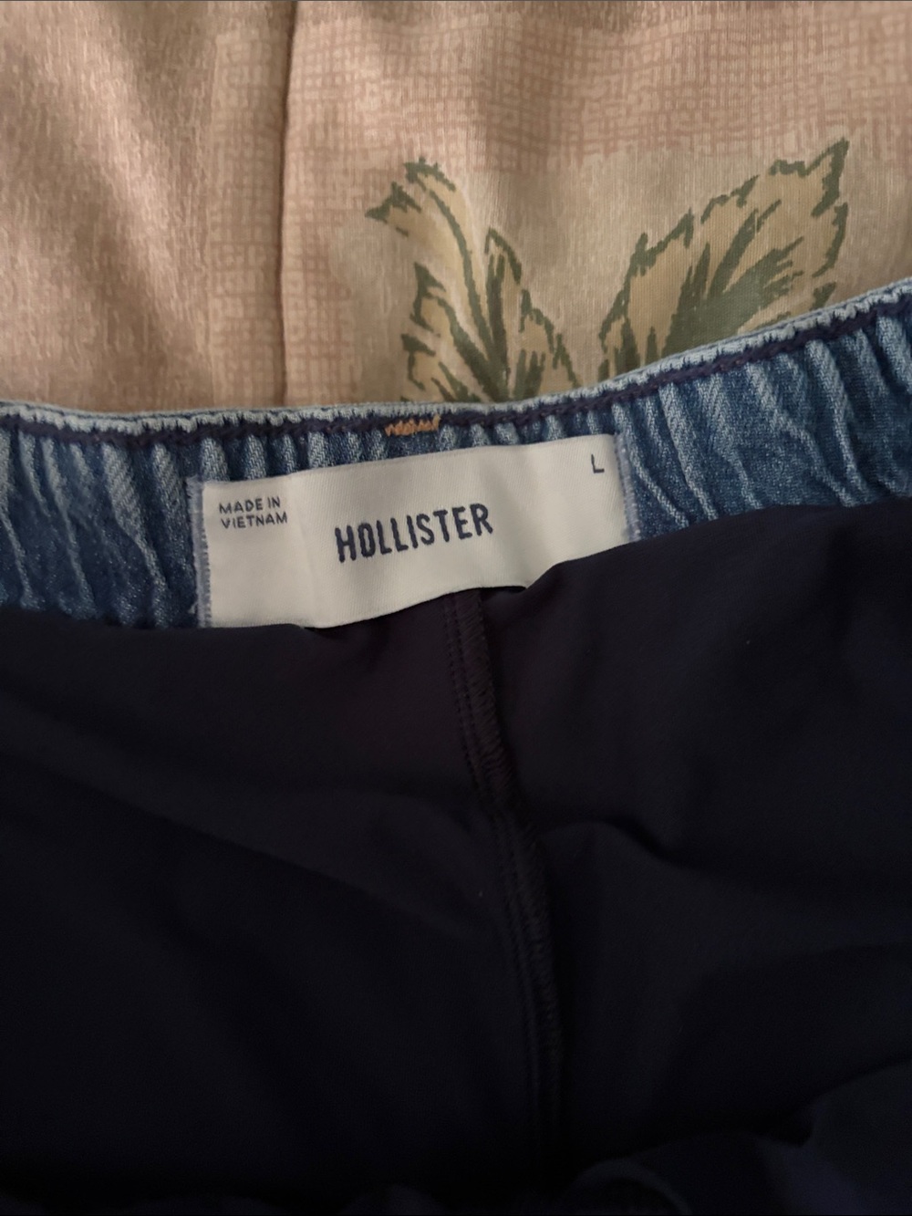 Hollister Light Blue Denim Pleated Skort - Picture 4 of 4